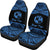 Tonga Polynesian Custom Personalised Car Seat Covers - Pride Blue Version - Polynesian Pride