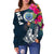 Federated States Of Micronesia Women's Off Shoulder Sweater - Summer Vibes - Polynesian Pride