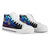 Wallis and Futuna Custom Personalised High Top Shoes Blue - Vintage Tribal Mountain - Polynesian Pride