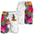 Vanuatu All Over Print Men's Shorts Polynesian Hibiscus White Pattern - Polynesian Pride