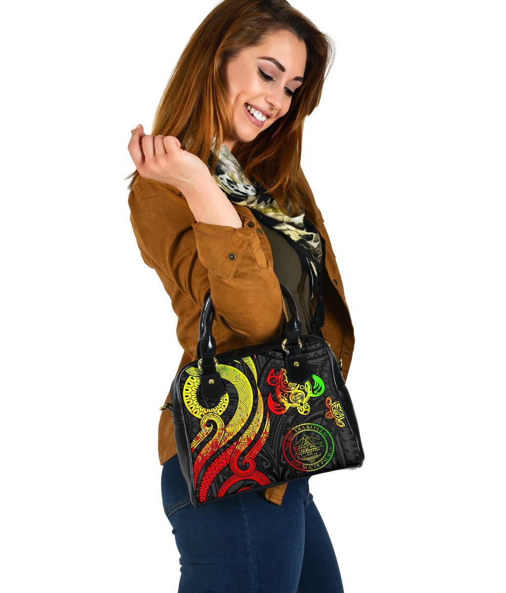 Palau Shoulder Handbag - Reggae Tentacle Turtle - Polynesian Pride
