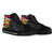 Hawaii High Top Shoes State Flag Polynesian Black Pride AH - Polynesian Pride