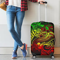 Polynesian Luggage Covers - Reggae Shark Polynesian Tattoo Reggae - Polynesian Pride