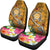 Tahiti Car Seat Covers - Turtle Plumeria (Gold) - Polynesian Pride