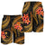 Chuuk Micronesian Men Shorts - Gold Plumeria - Polynesian Pride