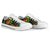 American Samoa Polynesian Low Top Shoes - Reggae Plumeria - Polynesian Pride