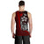 Samoa Polynesian Men's Tank Top Red - Turtle With Hook - Polynesian Pride