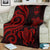 Guam Polynesian Premium Blanket - Red Tentacle Turtle - Polynesian Pride