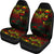 Wallis And Futuna Car Seat Covers - Wallis And Futuna Coat Of Arms Turtle Hibiscus Reggae - Polynesian Pride