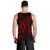 Kosrae Men's Tank Top - Red Turtle - Polynesian Pride