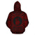 New Caledonia ll Over Hoodie New Caledonia Coat of rms Polynesian Red Black - Polynesian Pride