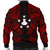 Austral Islands Men Bomber Jackets - Polynesian Tattoo Red - Polynesian Pride