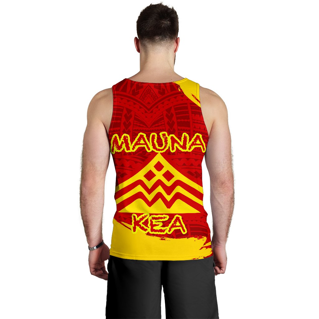 Hawaii Mauna Kea King Polynesian Men's Tank Top - Polynesian Pride