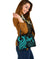 Palau Shoulder Handbag - Turquoise Tentacle Turtle - Polynesian Pride