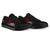 American Samoa Polynesian Low Top Shoes - Polynesian Turtle (Red) - Polynesian Pride