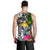 Nauru Men Tank Top - Turtle Plumeria Banana Leaf Crest - Polynesian Pride