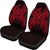 Guam Car Seat Cover - Guam Coat Of Arms Map Red - Polynesian Pride