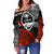 Guam Polynesian Personalised Women's Off Shoulder Sweater - Vintage Polynesian - Polynesian Pride