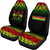 Fiji Custom Personalised Car Seat Covers - Fiji Coat Of Arms Fog Reggae Style - Polynesian Pride