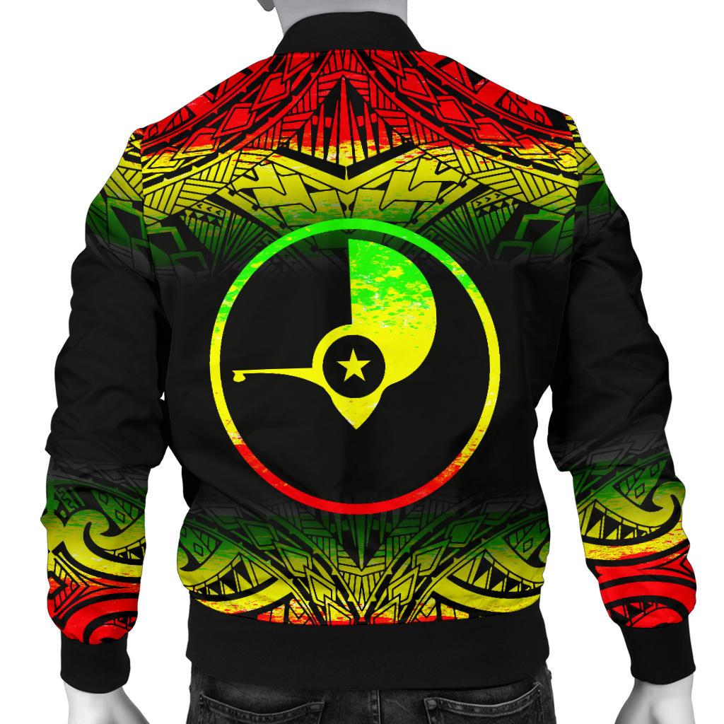 Yap Men's Bomber Jacket - Fog Reggae Style - Polynesian Pride