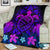 Hawaii Turtle Polynesian Blue Premium Blanket - Kuly Style - Polynesian Pride