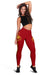 Hawaii Polynesian Women's Leggings - Vintage Polynesian Turtle (Red) - Polynesian Pride