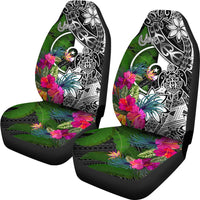 Yap Car Seat Covers - Turtle Plumeria Banana Leaf - Polynesian Pride