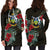 Solomon Islands Hoodie Dress - Solomon Coat of Arms Hibiscus - Polynesian Pride