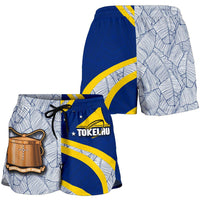 Tokelau Rugby All Over Print Women's Shorts Polynesian - Polynesian Pride