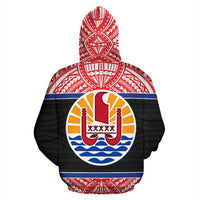 Tuamotu All Over Hoodie Polynesian Hoodie Style - Polynesian Pride