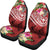 Polynesian Hawaii Kanaka Maoli Car Seat Covers - Summer Plumeria (Red) - Polynesian Pride