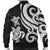 Vanuatu Men's Bomber Jacket - White Tentacle Turtle - Polynesian Pride