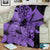 Hawaii Turtle Premium Blanket Polynesian Hibiscus Art Ver 2.0 Violet AH - Polynesian Pride