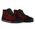 Hawaii Polynesian Custom Personalised High Top Shoes - Hawaii Pride Red Version - Polynesian Pride