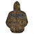 Honu Polynesian Gold Hawaii Turtle Hoodie (Zip) - Polynesian Pride