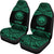 Federated States Of Micronesia Polynesian Car Seat Covers - Pride Green Version - Polynesian Pride