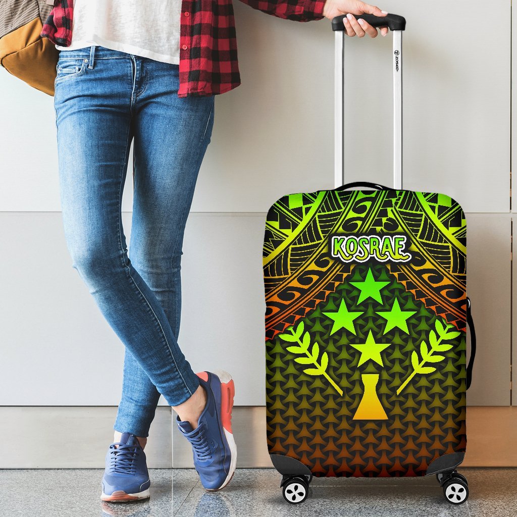 Polynesian Kosrae Luggage Covers - Reggae Vintage Polynesian Patterns Reggae - Polynesian Pride