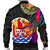 Tahiti Men's Bomber Jacket - Polynesian Hibiscus Pattern - Polynesian Pride