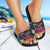 Palau Slide Sandals - Turtle Floral - Polynesian Pride