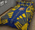Tokelau Quilt Bed Set - Tokelau Coat Of Arms Yellow Tattoo Style - Polynesian Pride