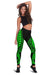 Kosrae Women Leggings Polynesian Pattern Green - Polynesian Pride