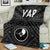 Yap Premium Blanket - Yap Seal With Polynesian Tattoo Style White - Polynesian Pride