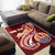 Tahiti Personalised Area Rug - Tahiti Seal Polynesian Patterns Plumeria - Polynesian Pride