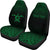 Hawaii Custom Personalised Car Seat Covers - Polynesian Turtle Tattoo Fog Green - Polynesian Pride