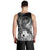 Yap Men's Tank Top - Humpback Whale with Tropical Flowers (White) - Polynesian Pride