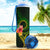 Cook Islands Polynesian Custom Personalised Hydro Tracking Bottle - Floral With Seal Flag Color - Polynesian Pride