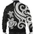 Nauru Men's Bomber Jacket - White Tentacle Turtle - Polynesian Pride