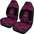 Vanuatu Polynesian Car Seat Covers - Pride Pink Version - Polynesian Pride