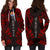 Tahiti Hoodie Dress - Polynesian Tattoo Red - Polynesian Pride