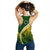 Cook Islands Women Racerback Tank Style Turtle Rugby - Polynesian Pride